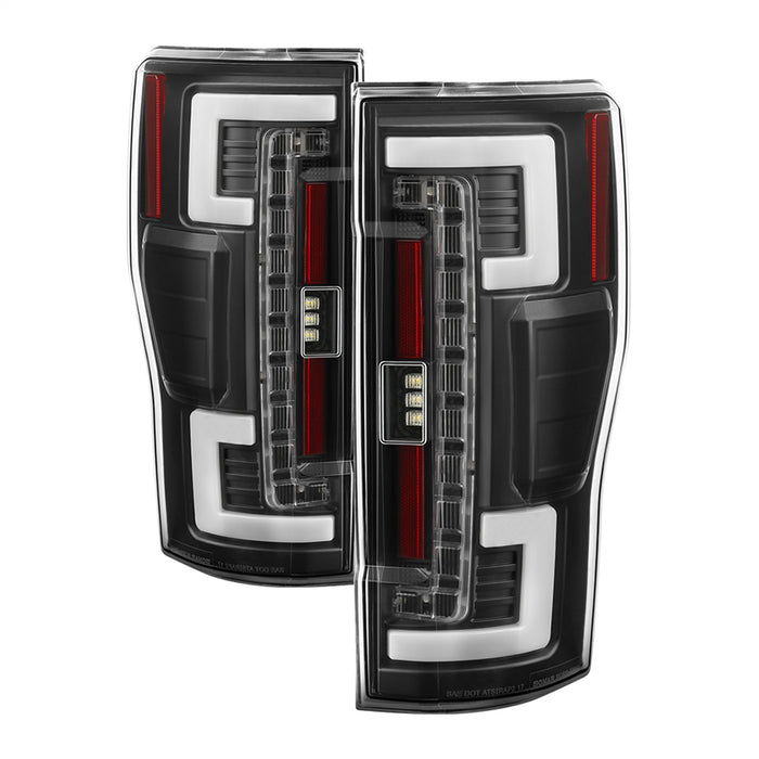 Spyder Auto 5085610 LED Tail Lights; Black; - Truck Part Superstore