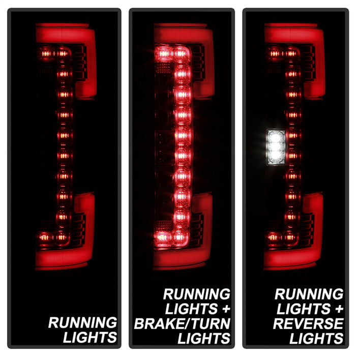 Spyder Auto 5085634 LED Tail Lights; Red Clear; - Truck Part Superstore