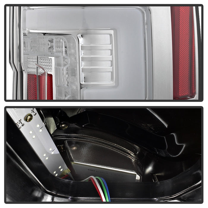 Spyder Auto 5085641 LED Tail Lights; Chrome; - Truck Part Superstore