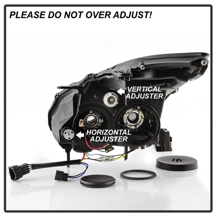 Spyder Auto 5085696 Projector Headlights; Black; - Truck Part Superstore