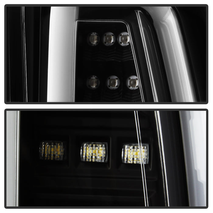 Spyder Auto 5085702 LED Tail Lights; Black; - Truck Part Superstore