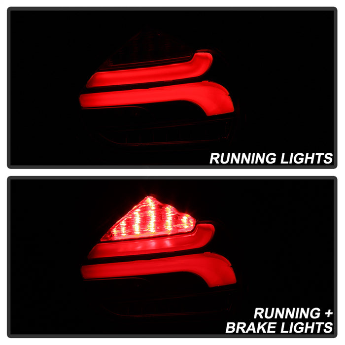 Spyder Auto 5085719 LED Tail Lights; Sequential/Indicator/Reverse LED; Black; - Truck Part Superstore