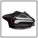 Spyder Auto 5085719 LED Tail Lights; Sequential/Indicator/Reverse LED; Black; - Truck Part Superstore
