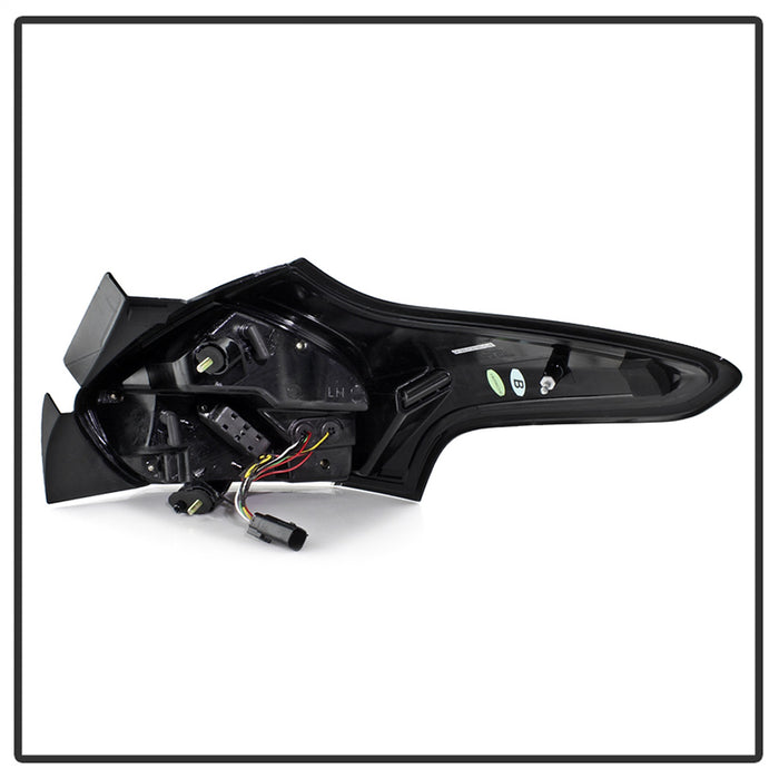 Spyder Auto 5085719 LED Tail Lights; Sequential/Indicator/Reverse LED; Black; - Truck Part Superstore