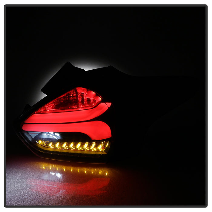 Spyder Auto 5085719 LED Tail Lights; Sequential/Indicator/Reverse LED; Black; - Truck Part Superstore