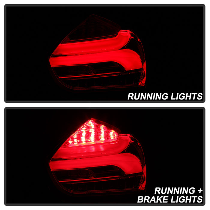 Spyder Auto 5085726 LED Tail Lights; Sequential/Indicator/Reverse LED; Red Clear; - Truck Part Superstore