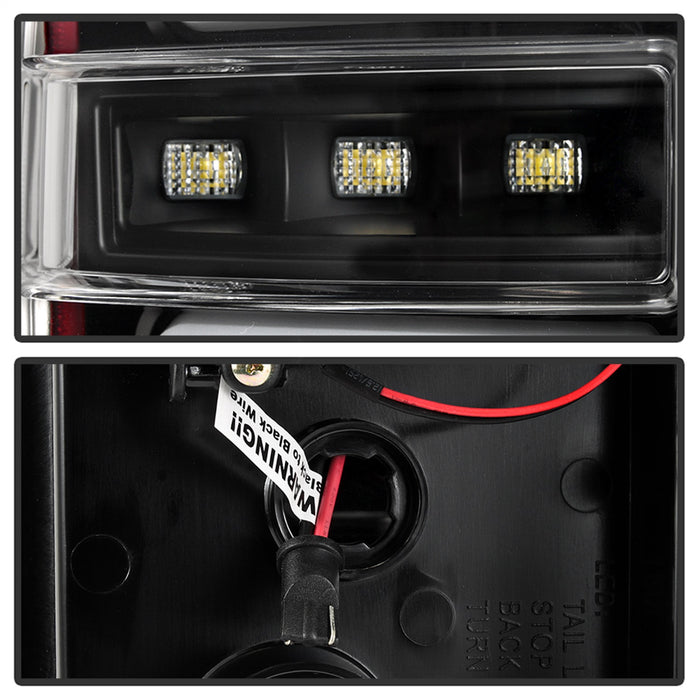 Spyder Auto 5085733 LED Tail Lights; Black; - Truck Part Superstore