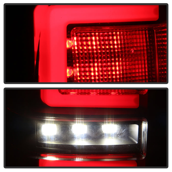 Spyder Auto 5085733 LED Tail Lights; Black; - Truck Part Superstore
