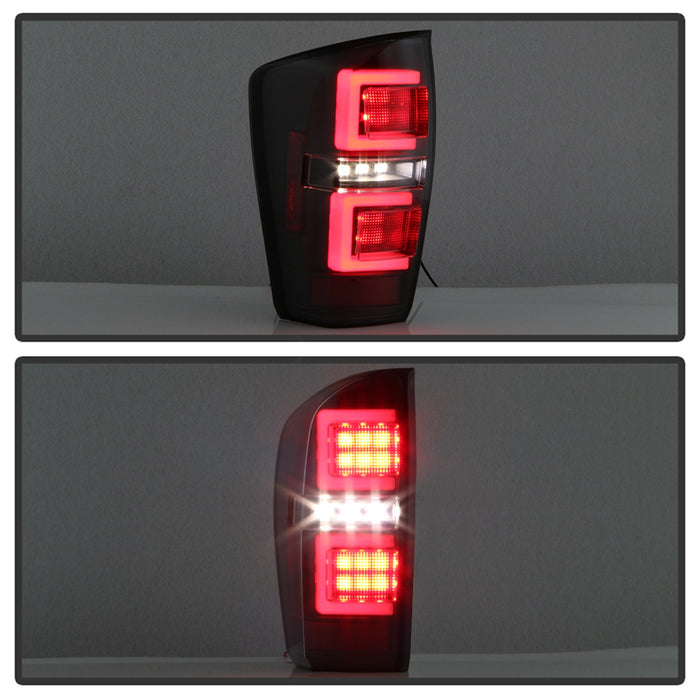 Spyder Auto 5085733 LED Tail Lights; Black; - Truck Part Superstore