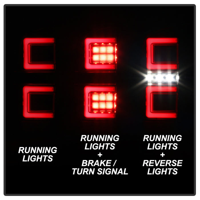 Spyder Auto 5085740 LED Tail Lights; Black Smoke; - Truck Part Superstore