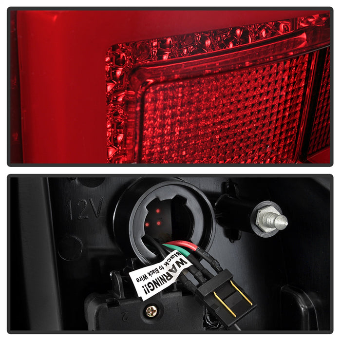 Spyder Auto 5085757 LED Tail Lights; Red Clear; - Truck Part Superstore