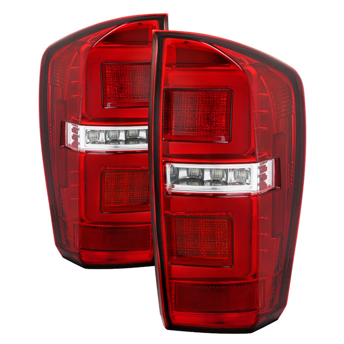 Spyder Auto 5085757 LED Tail Lights; Red Clear; - Truck Part Superstore