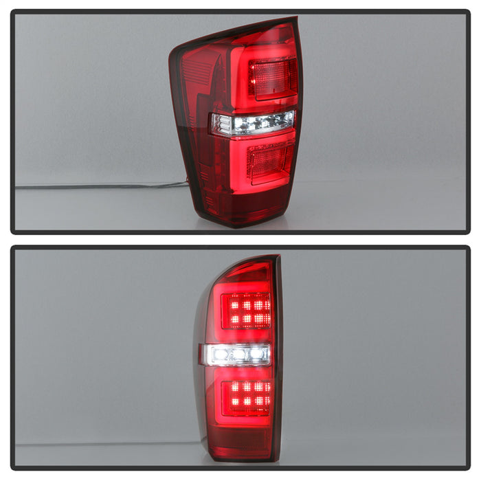 Spyder Auto 5085757 LED Tail Lights; Red Clear; - Truck Part Superstore