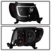 Spyder Auto 5085771 Light Bar DRL Projector Headlights; Version 2; Black Smoke; - Truck Part Superstore