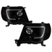 Spyder Auto 5085771 Light Bar DRL Projector Headlights; Version 2; Black Smoke; - Truck Part Superstore