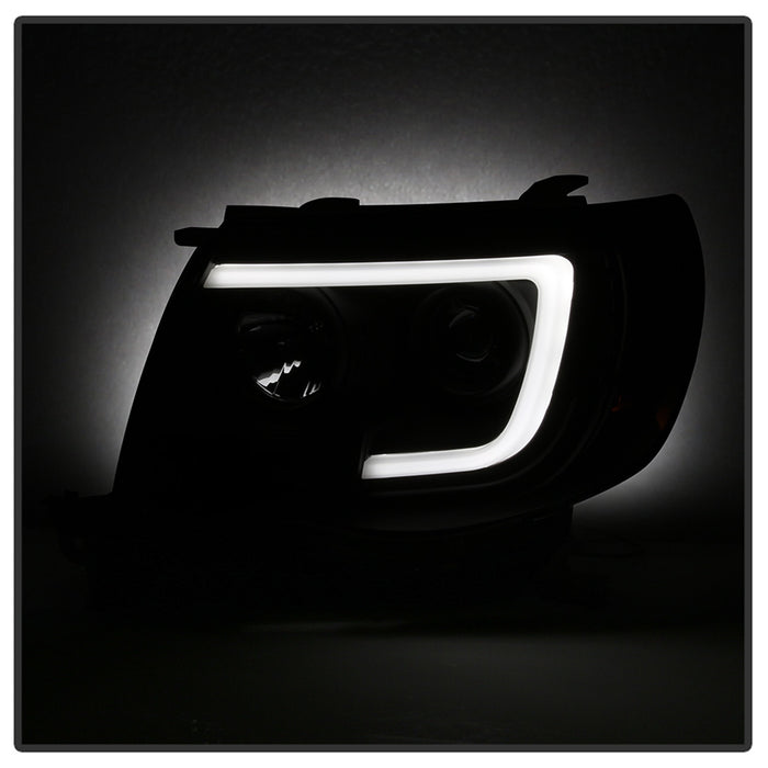 Spyder Auto 5085771 Light Bar DRL Projector Headlights; Version 2; Black Smoke; - Truck Part Superstore