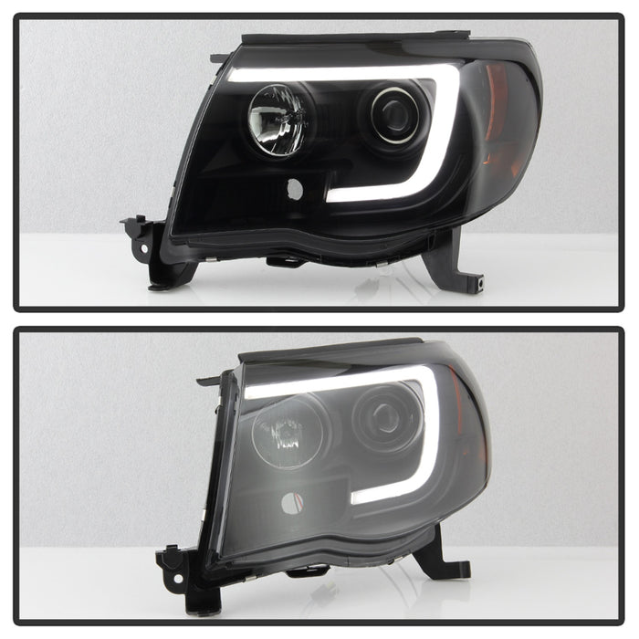 Spyder Auto 5085771 Light Bar DRL Projector Headlights; Version 2; Black Smoke; - Truck Part Superstore