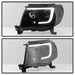 Spyder Auto 5085771 Light Bar DRL Projector Headlights; Version 2; Black Smoke; - Truck Part Superstore