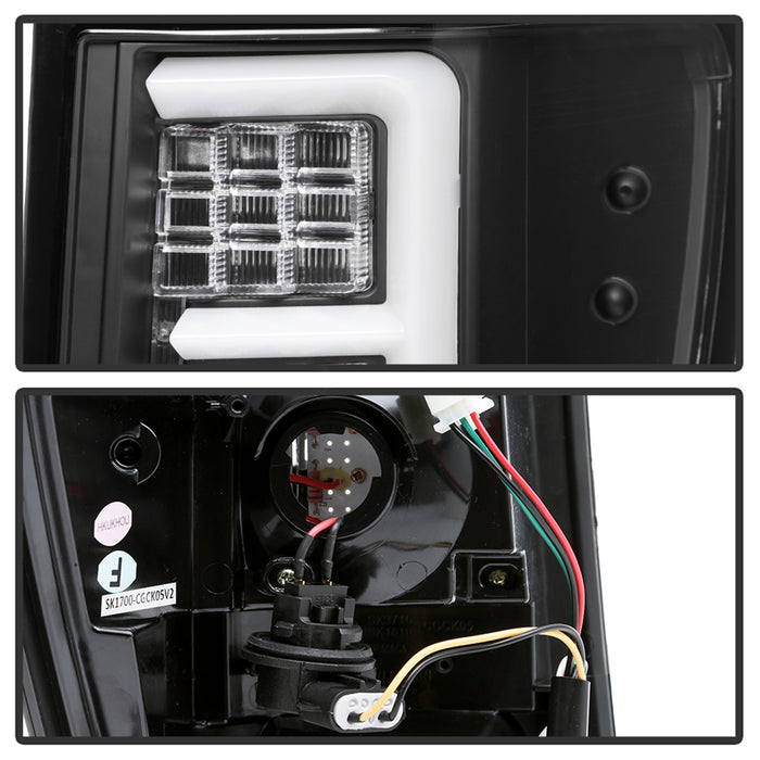 Spyder Auto 5085788 Light Bar DRL LED Projector Headlights; Version 2; Black; - Truck Part Superstore