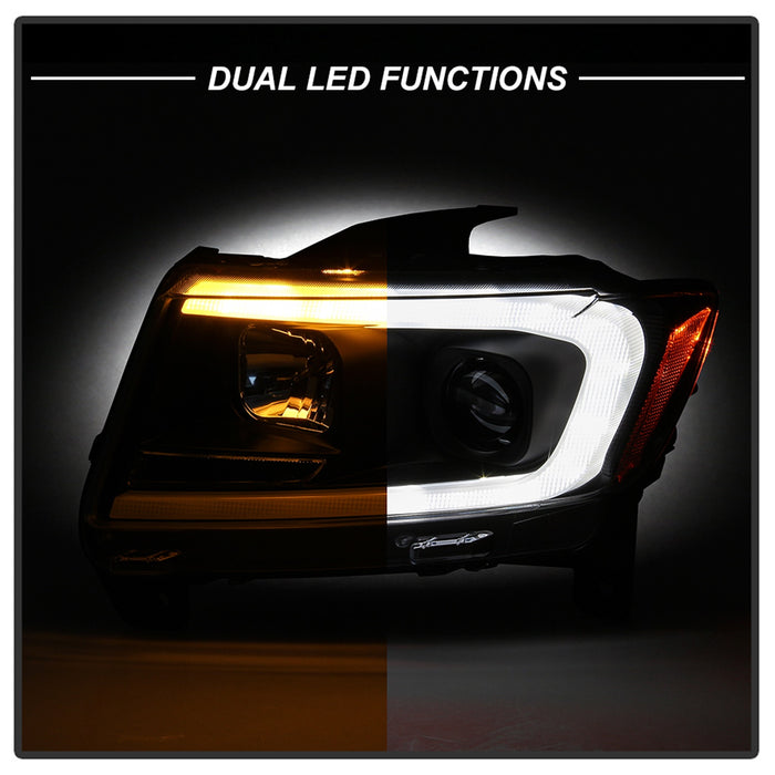 Spyder Auto 5085795 Light Bar Projector Headlights - Truck Part Superstore
