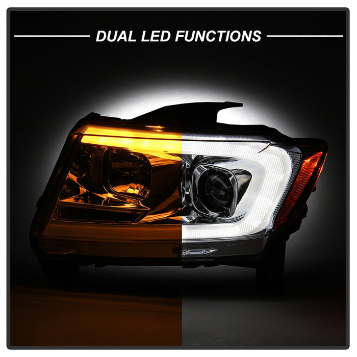 Spyder Auto 5085801 Light Bar Projector Headlights - Truck Part Superstore
