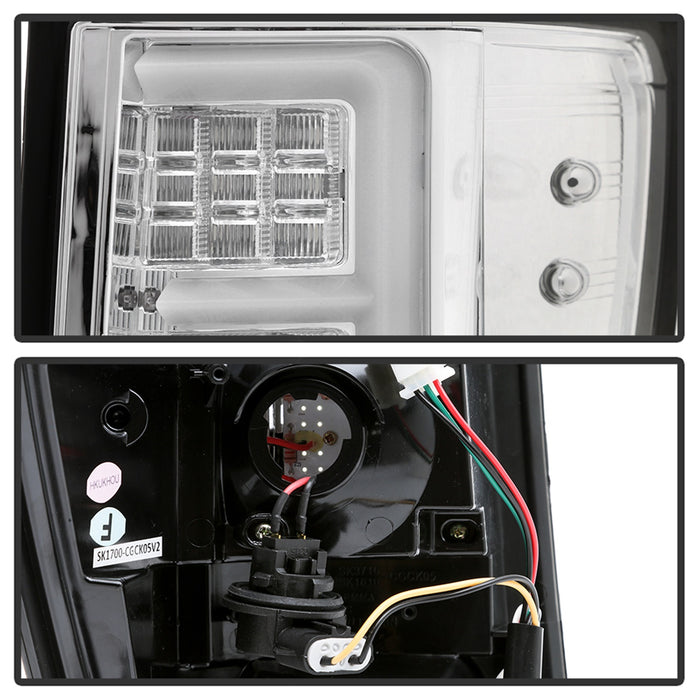 Spyder Auto 5085832 Light Bar DRL Projector Headlights; Version 2; Chrome; - Truck Part Superstore