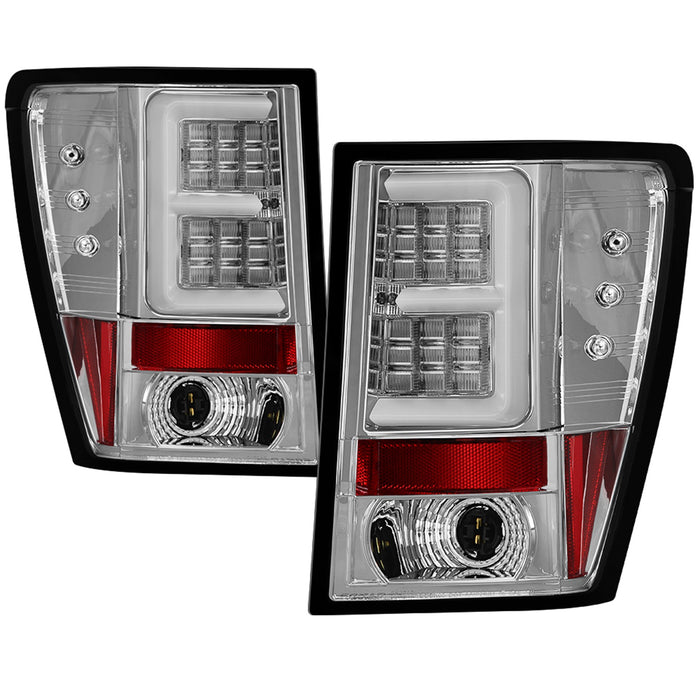 Spyder Auto 5085832 Light Bar DRL Projector Headlights; Version 2; Chrome; - Truck Part Superstore