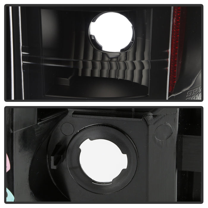 Spyder Auto 5085849 LED Tail Lights; Does Not Fit Stepside; Black; - Truck Part Superstore