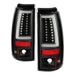 Spyder Auto 5085849 LED Tail Lights; Does Not Fit Stepside; Black; - Truck Part Superstore