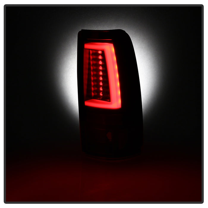 Spyder Auto 5085849 LED Tail Lights; Does Not Fit Stepside; Black; - Truck Part Superstore