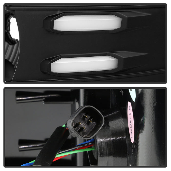 Spyder Auto 5085863 Light Bar LED Tail Lights; All Black; - Truck Part Superstore