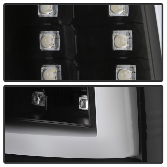 Spyder Auto 5085870 LED Tail Lights; Black; - Truck Part Superstore