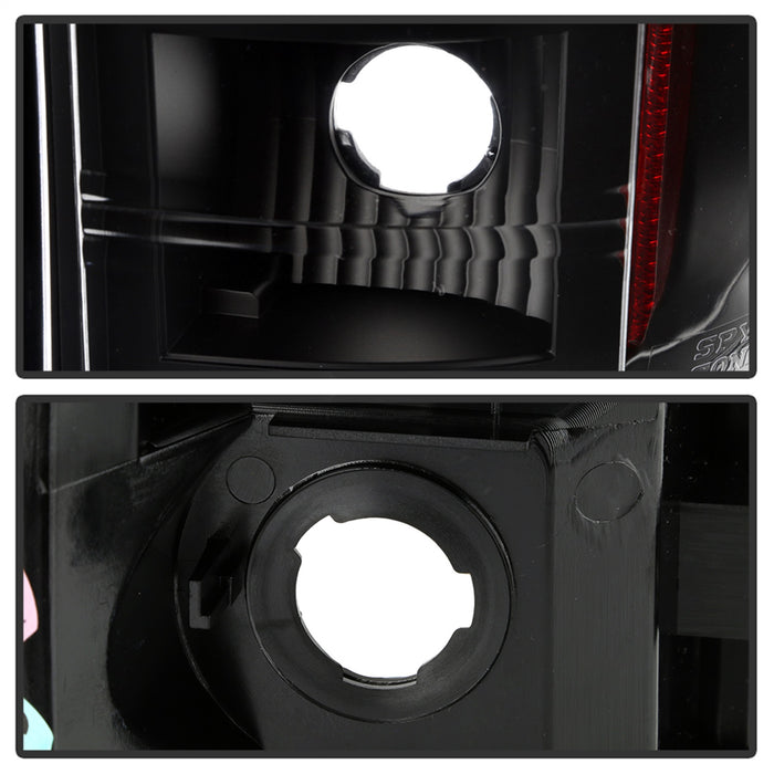 Spyder Auto 5085870 LED Tail Lights; Black; - Truck Part Superstore