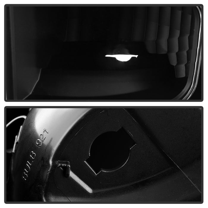 Spyder Auto 5085900 LED Tail Lights; Incandescent Model Only; Not Compatible w/LED Model; Black; - Truck Part Superstore