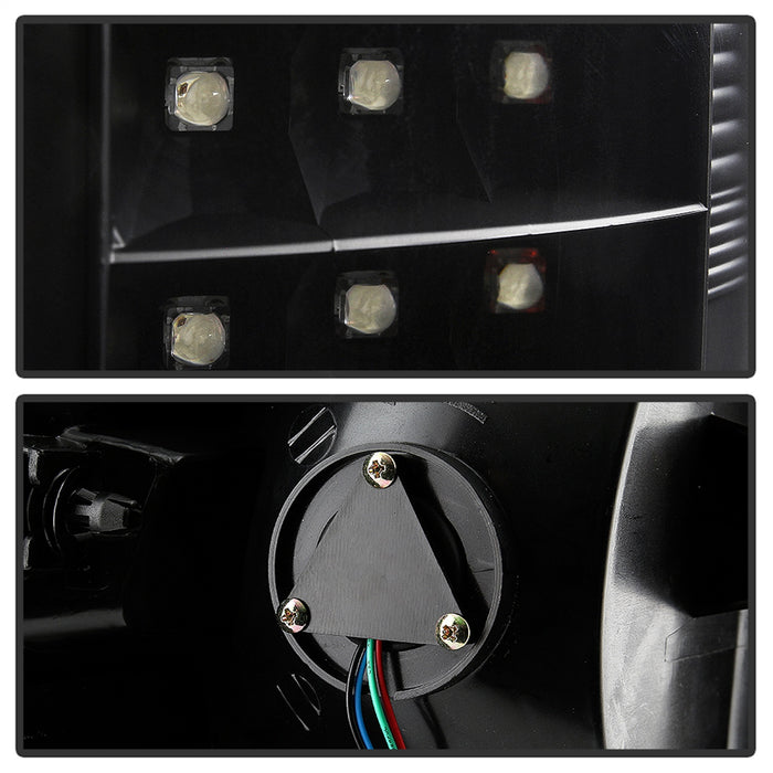 Spyder Auto 5085924 LED Tail Lights; LED Model Only; Not Compatible w/Incandescent; Black; - Truck Part Superstore