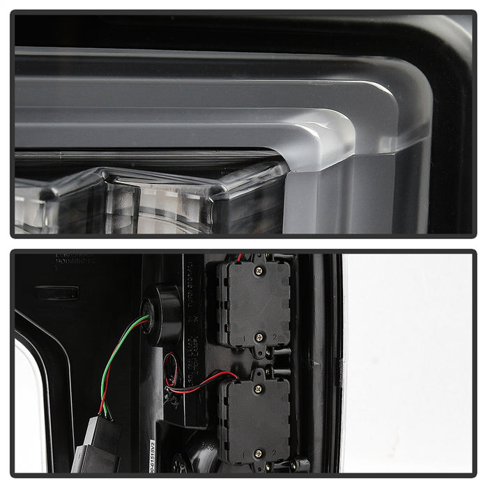 Spyder Auto 5085948 Light Bar LED Tail Lights; Not Compatible w/Rear Blind Spot Sensor Model; Black; - Truck Part Superstore