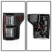 Spyder Auto 5085955 Light Bar LED Tail Lights; Not Compatible w/Rear Blind Spot Sensor Model; Black; - Truck Part Superstore