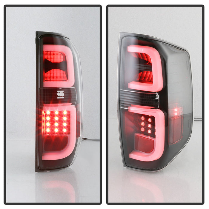 Spyder Auto 5085962 Light Bar LED Tail Lights; All Black; - Truck Part Superstore