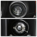 Spyder Auto 5085979 Halo LED Projector Headlights; Incl. High H1 And Low H1; Black; - Truck Part Superstore