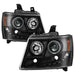 Spyder Auto 5085979 Halo LED Projector Headlights; Incl. High H1 And Low H1; Black; - Truck Part Superstore