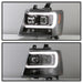 Spyder Auto 5085986 DRL Projector Headlights; Version 2; Incl. High H1 And Low H1; Black; - Truck Part Superstore