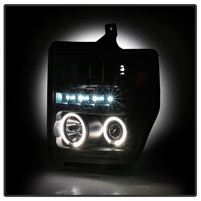 Spyder Auto 5086006 Halo LED Projector Headlights; Incl. High H1 And Low H1; - Truck Part Superstore