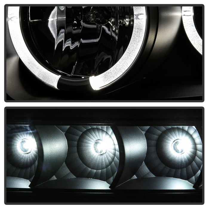 Spyder Auto 5086006 Halo LED Projector Headlights; Incl. High H1 And Low H1; - Truck Part Superstore