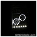 Spyder Auto 5086013 Halo LED Projector Headlights; DRL; Incl. High H1 And Low 9006; - Truck Part Superstore