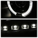 Spyder Auto 5086013 Halo LED Projector Headlights; DRL; Incl. High H1 And Low 9006; - Truck Part Superstore
