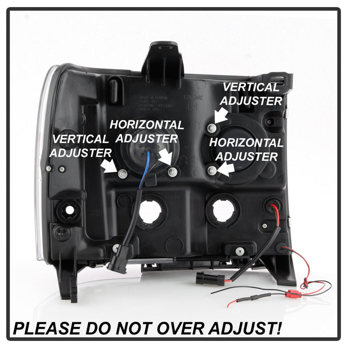 Spyder Auto 5086037 DRL Projector Headlights; Version 2; Black; - Truck Part Superstore