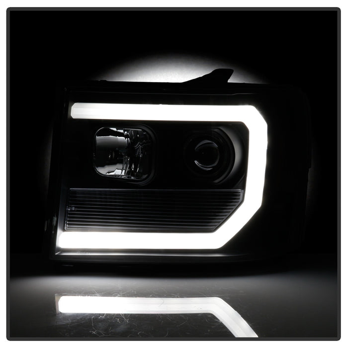Spyder Auto 5086037 DRL Projector Headlights; Version 2; Black; - Truck Part Superstore
