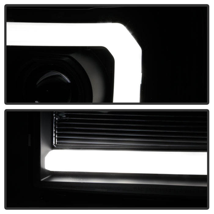 Spyder Auto 5086037 DRL Projector Headlights; Version 2; Black; - Truck Part Superstore