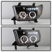 Spyder Auto 5086044 Halo LED Projector Headlights; Incl. High H1 And Low H1; Black; - Truck Part Superstore