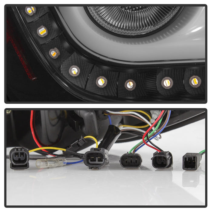 Spyder Auto 5086051 Light Bar LED Tail Lights; Black; - Truck Part Superstore